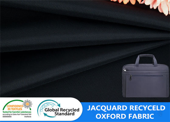 Ba lô 600D Oxford Twill Jacquard SGS 126GSM Polyester PET tái chế