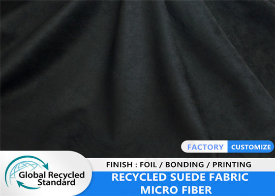 100% tái chế Polyester Micro Fibre Da lộn 130GSM Vải khởi động gối