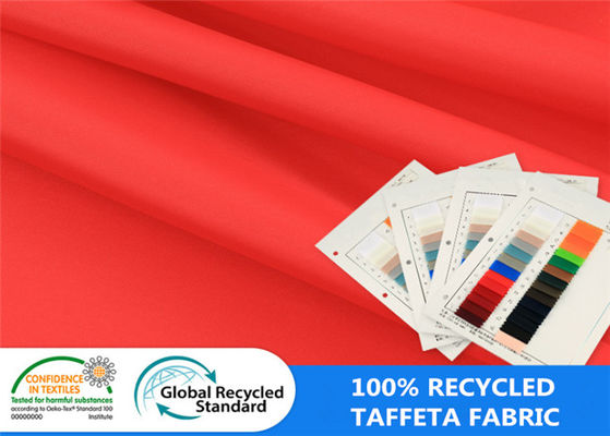 Taffeta Polyester chống rách Lớp lót 210T Vải nhựa tái chế