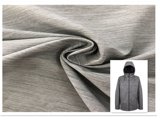 Bề mặt mịn 100 Polyester Elastane Vải trải dài hai tông màu Lớp phủ ổn định về chiều tốt