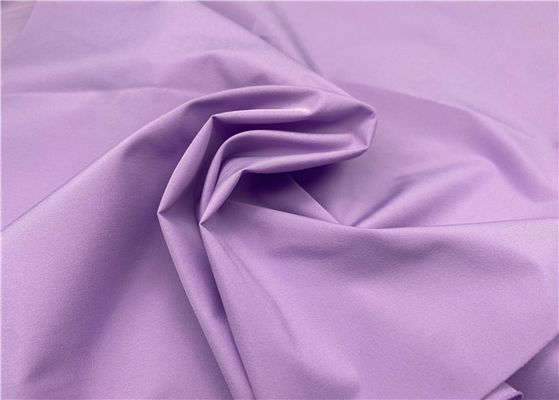 Bề mặt bộ nhớ sợi sáng bóng Polyester chống thấm nước Vải bánh răng ngoài trời
